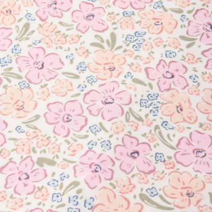 Organic Flutter Romper - Peony