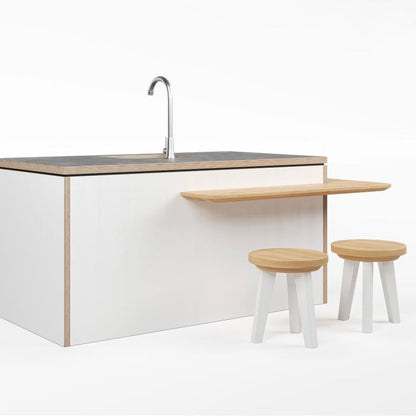 Macedon Breakfast Bar – Modern Play Island with Stools Included