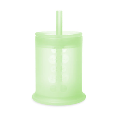 Infant Straw Cup, Silicone Training Cup with Straw Lid (5oz)