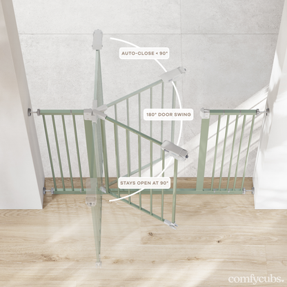 Baby Safety Gate in Sage