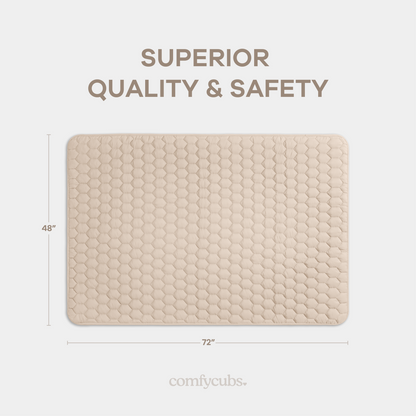 Play Mat with Non-Slip Bottom in Sand