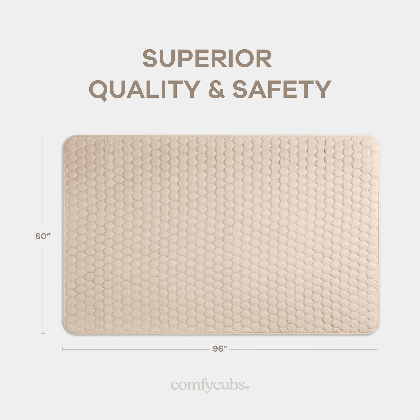 Play Mat with Non-Slip Bottom in Sand