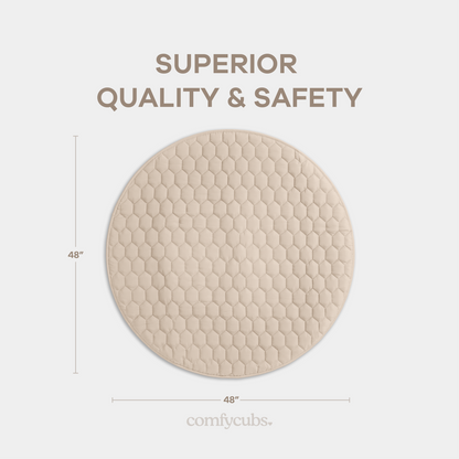 Play Mat with Non-Slip Bottom in Sand