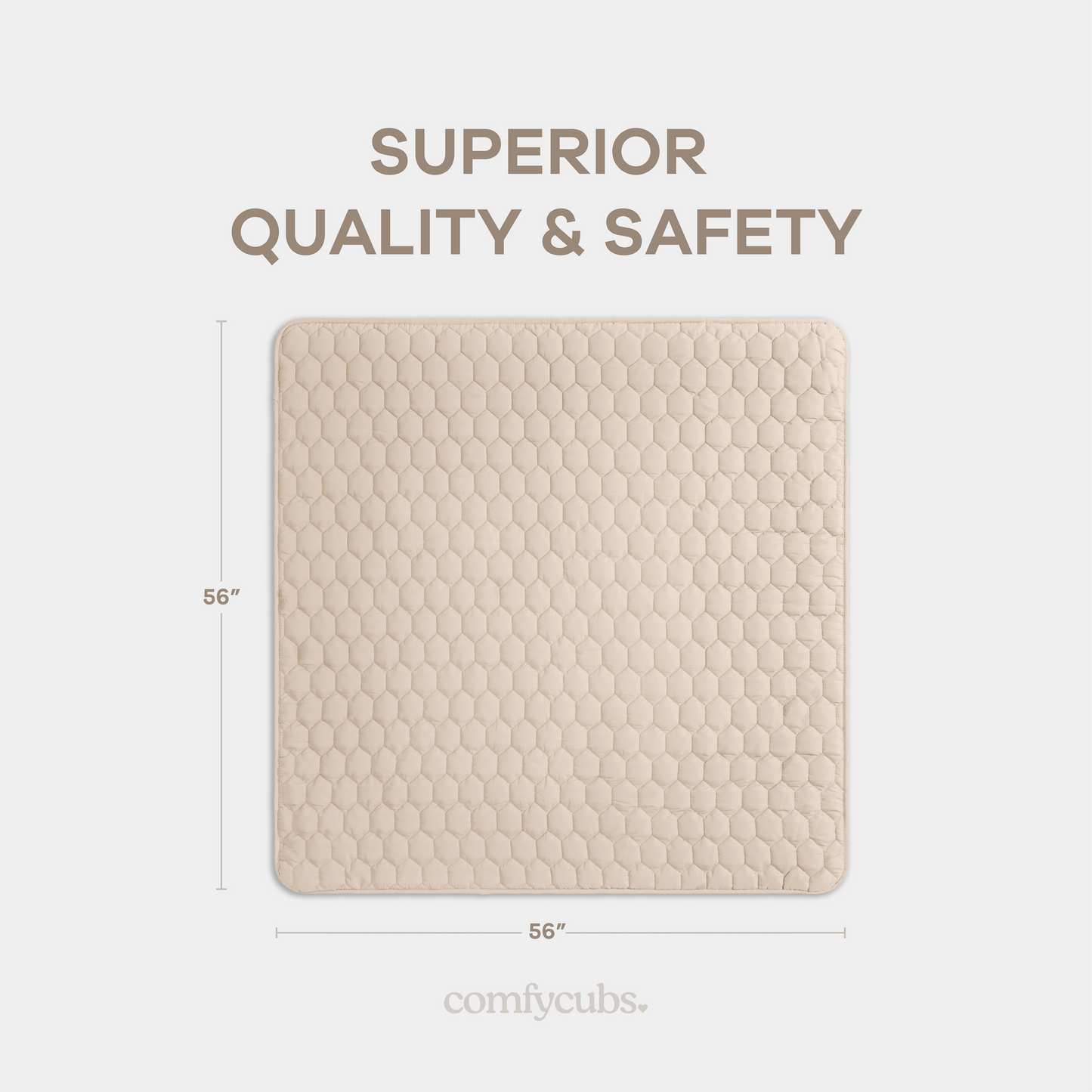 Play Mat with Non-Slip Bottom in Sand