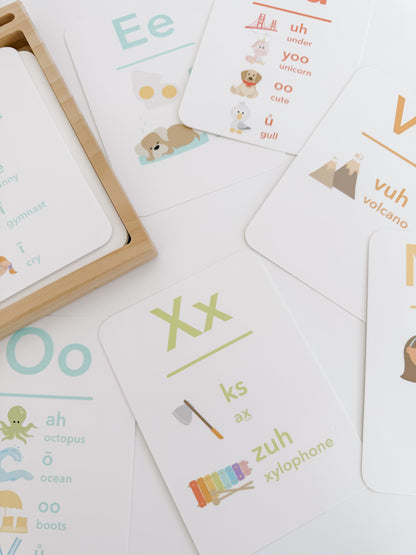Letter Sounds Phonics Flashcards
