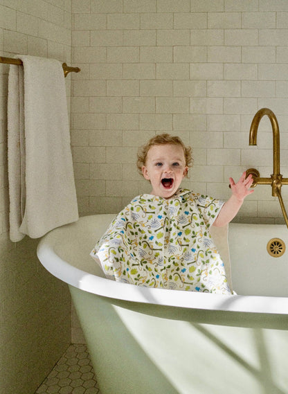 Children's Organic Swim Poncho - Happy Monkey
