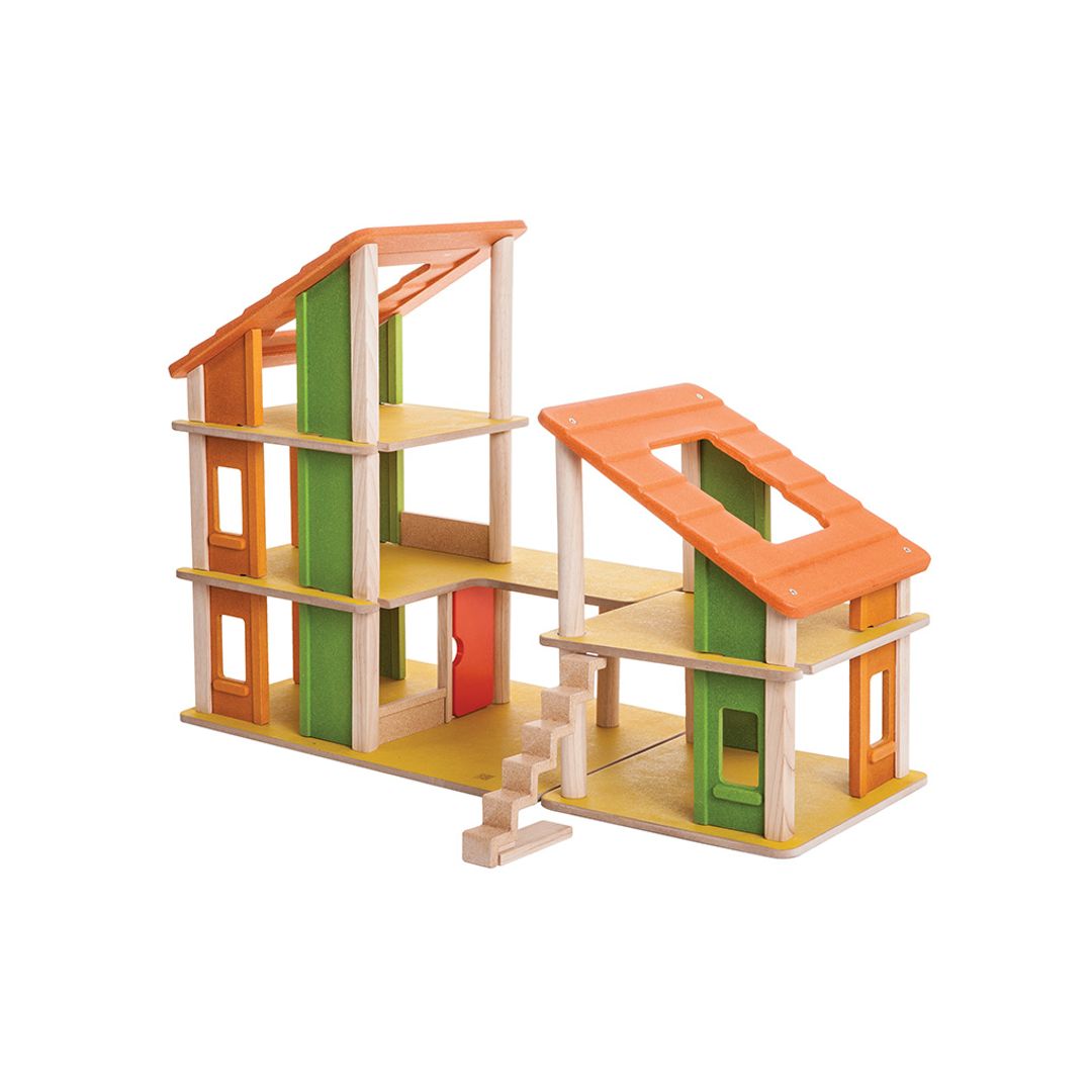 Chalet Dollhouse Without Furniture