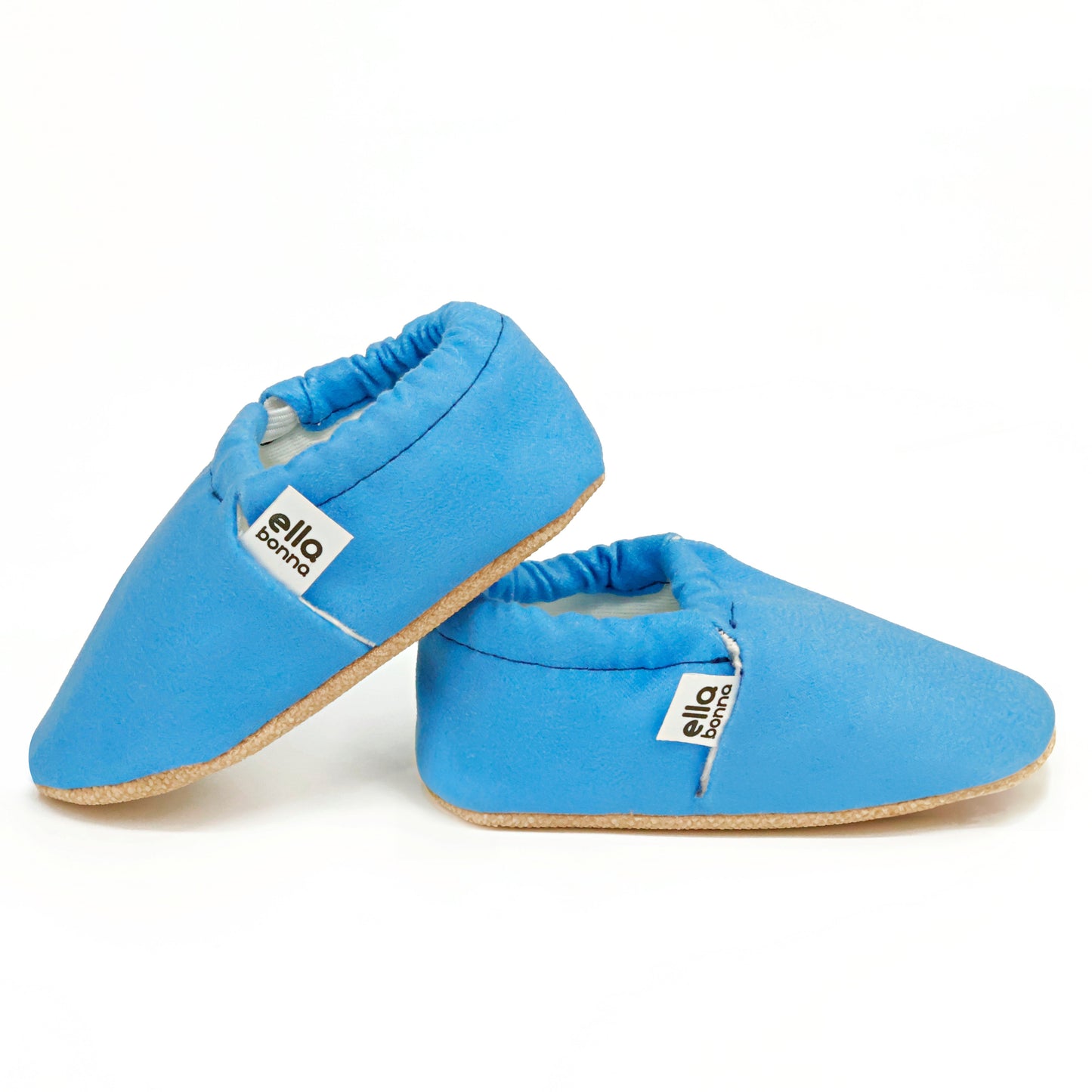Ella Bonna Baby Moccasins, Slippers, Blue