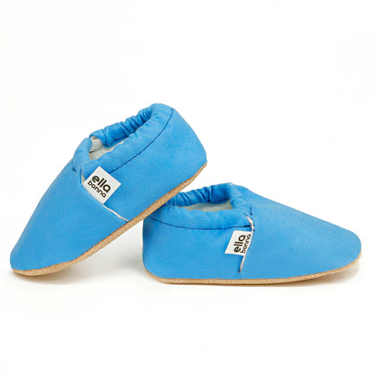 Ella Bonna Baby Moccasins, Slippers, Blue