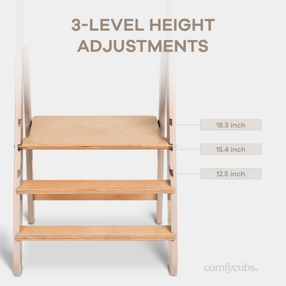 Kids Step Stool for Ages 3+ in Blush