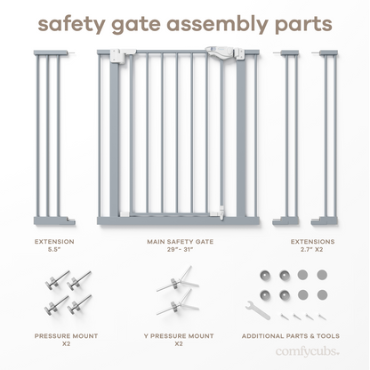 Baby Safety Gate in Pacific Blue