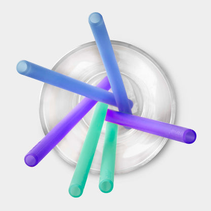 8" Reusable Silicone Straw, 6pk