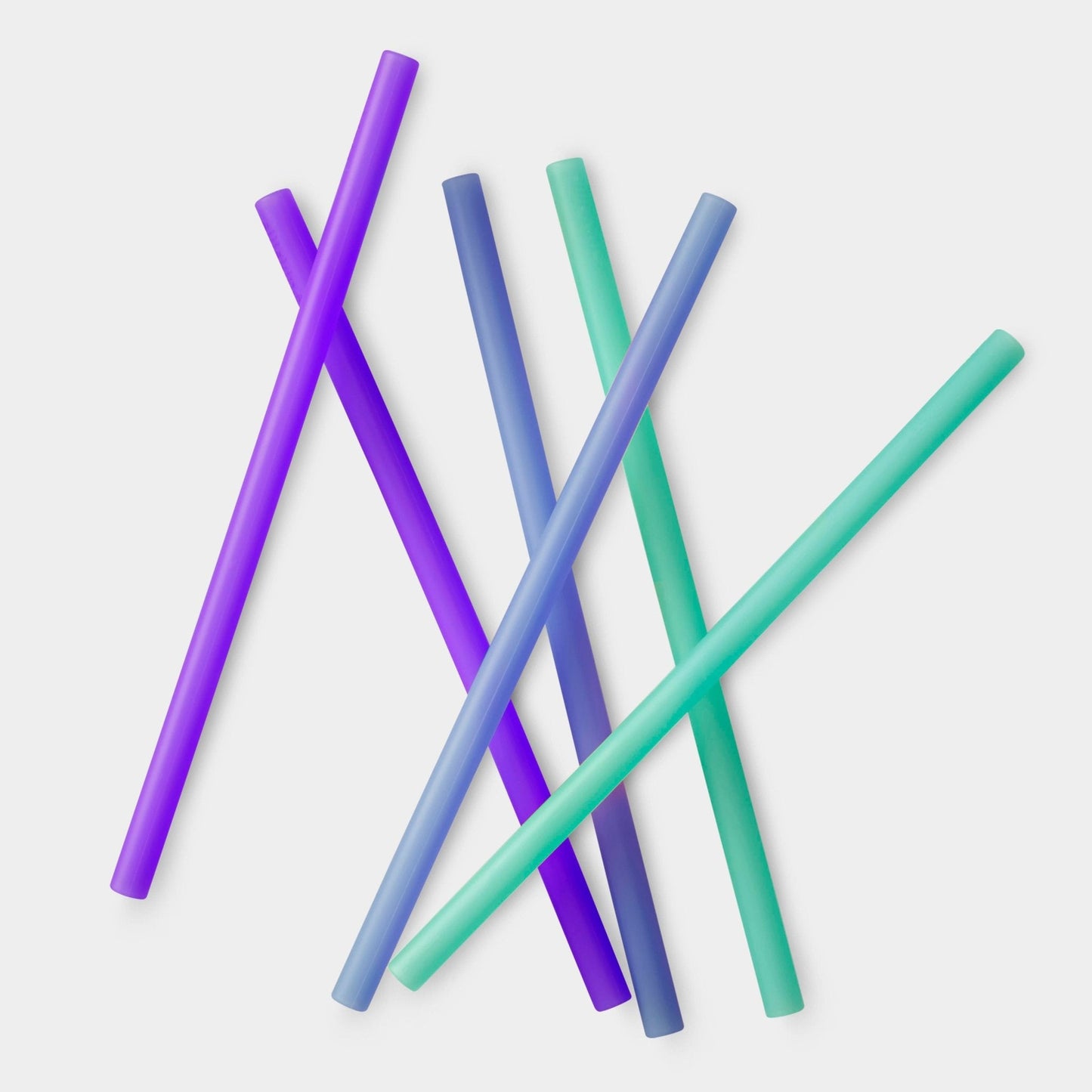 8" Reusable Silicone Straw, 6pk