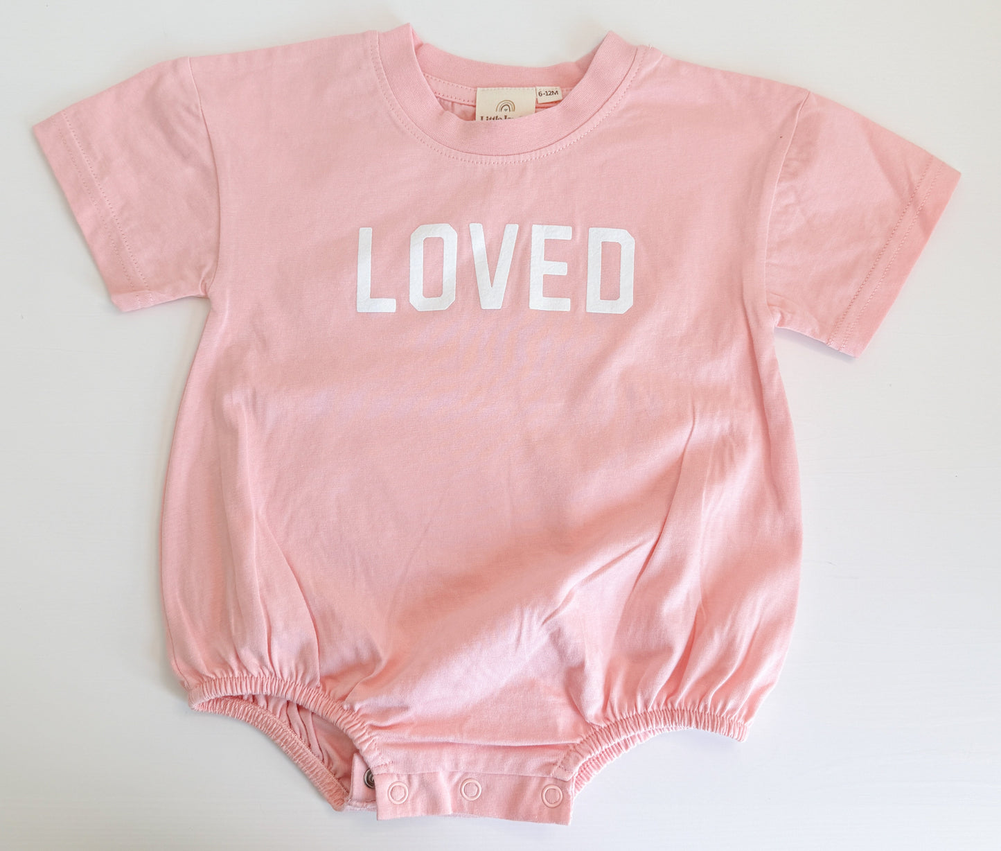 Loved Organic Cotton T-Shirt Romper - more colors