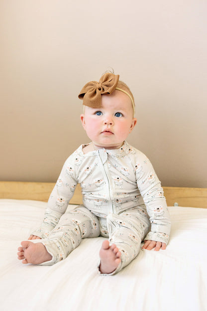 Polar Bear Zippy Romper *NB & 0-3m left