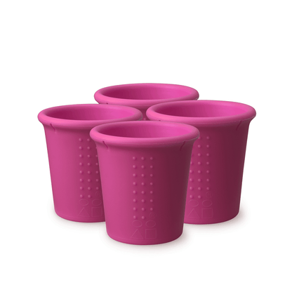 8oz Stackable Silicone Cups for Kids and Toddlers, 4pk