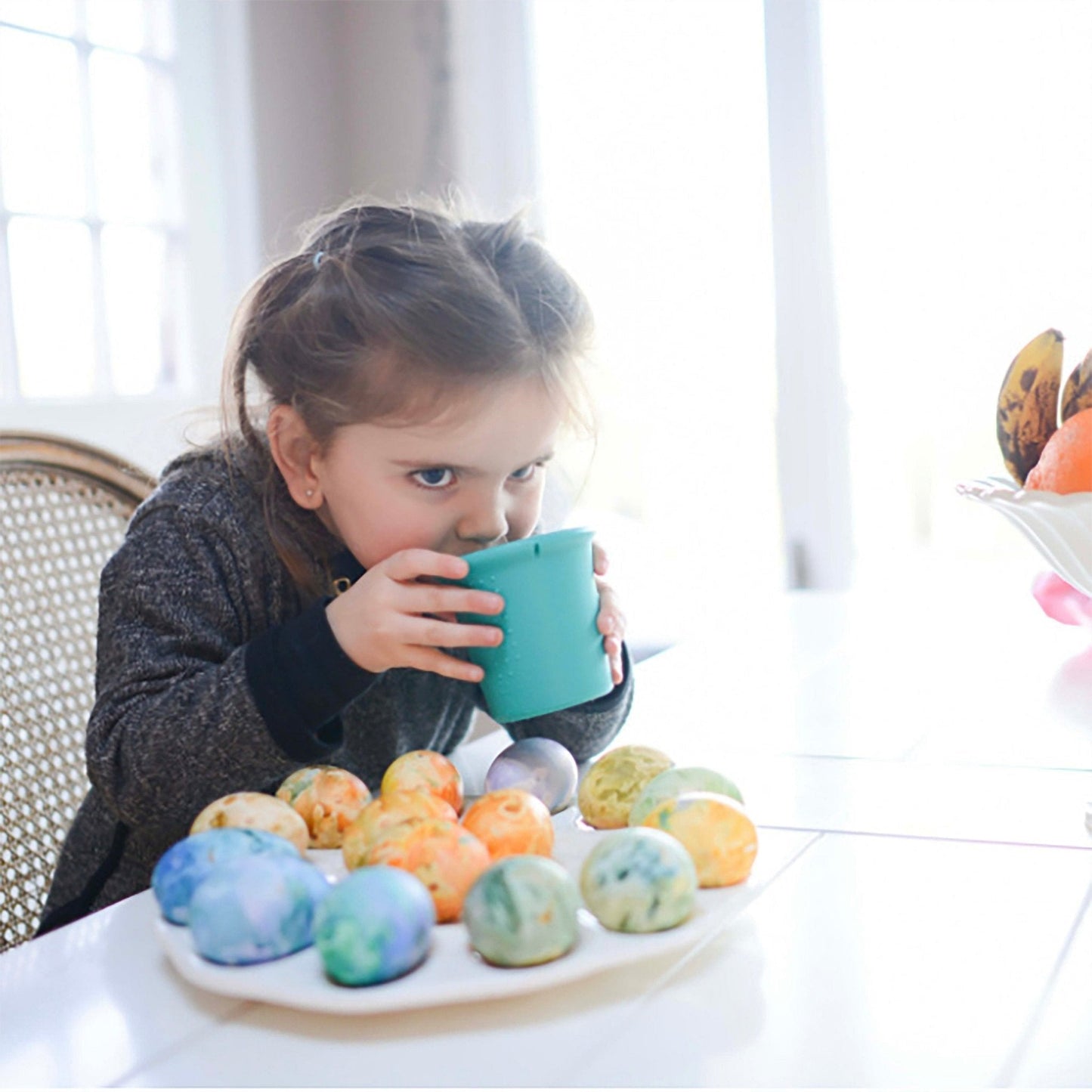 8oz Stackable Silicone Cups for Kids and Toddlers, 4pk