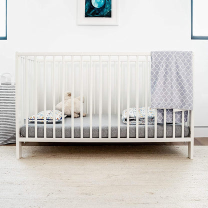 Crib Sheets in Grey