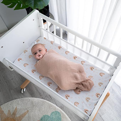 Muslin Swaddle Blankets 47” x 47” in Cream, Blush, Bold Blush, Mauve, 4 Pack