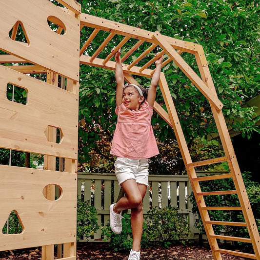 Hawthorn XL | Octagon Outdoor Jungle Gym - Natural
