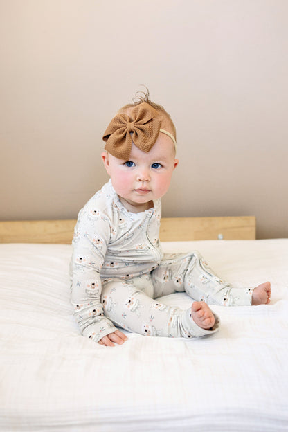 Polar Bear Zippy Romper *NB & 0-3m left