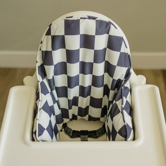 Black Checker IKEA Antilop Cushion Cover