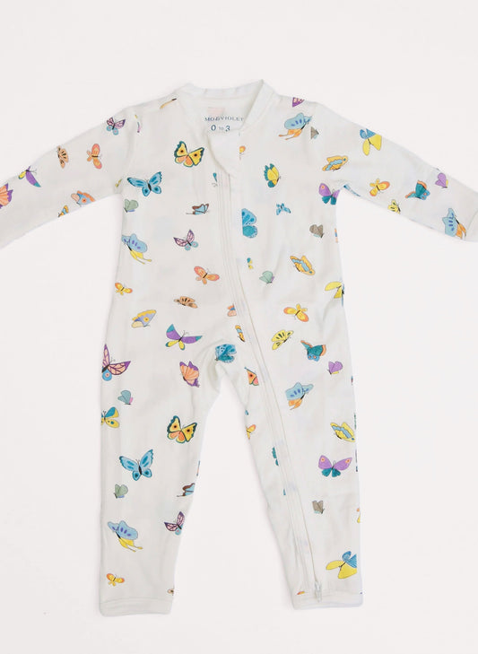 Baby Zippered One-Piece - Madame Butterfly