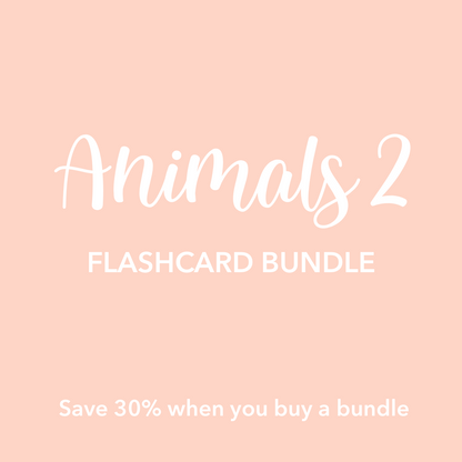 Animal 2 Flashcards Bundle