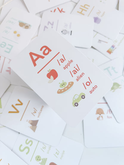 Letter Sounds Phonics Flashcards