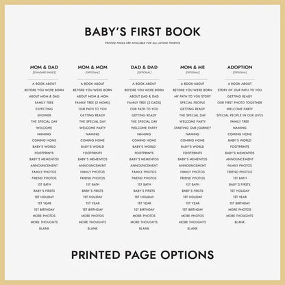 Baby's First Book, Boho Rainbow
