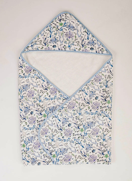 Coral Reef Hooded Bath Towel