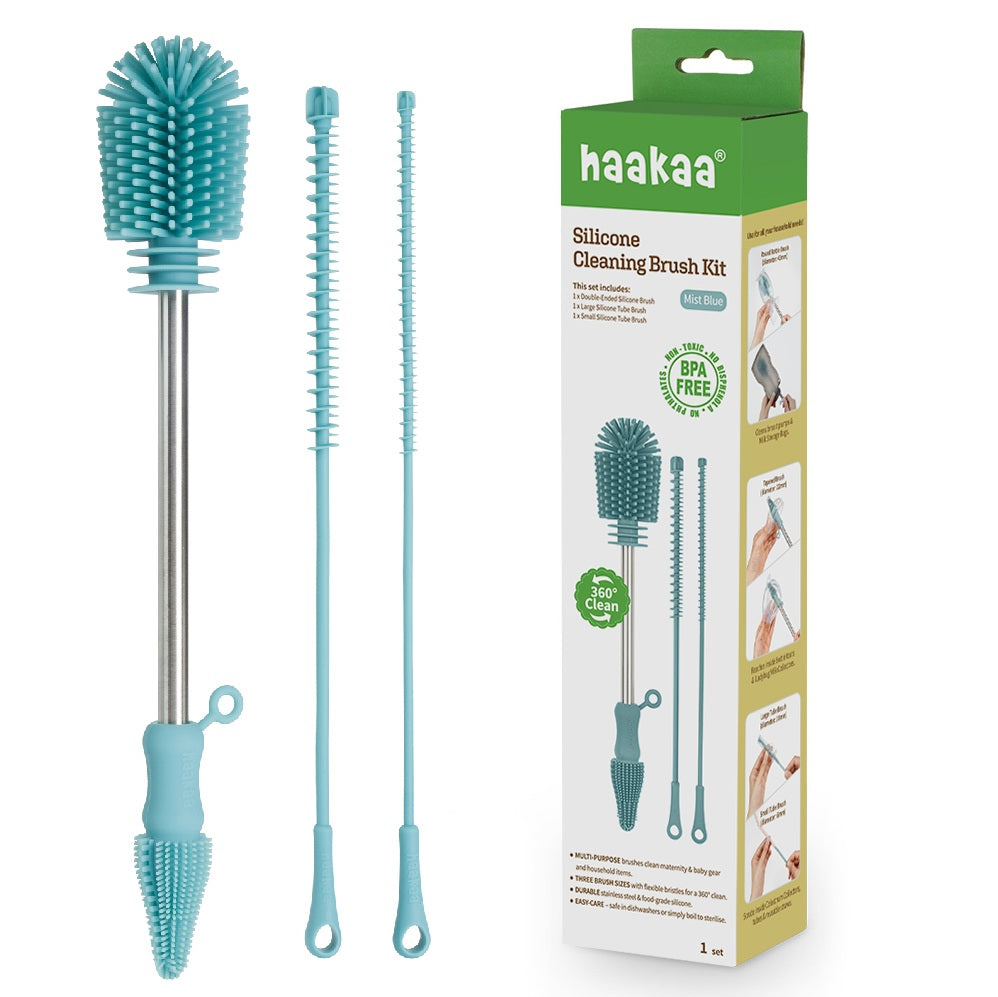 Haakaa Silicone Cleaning Brush Kit