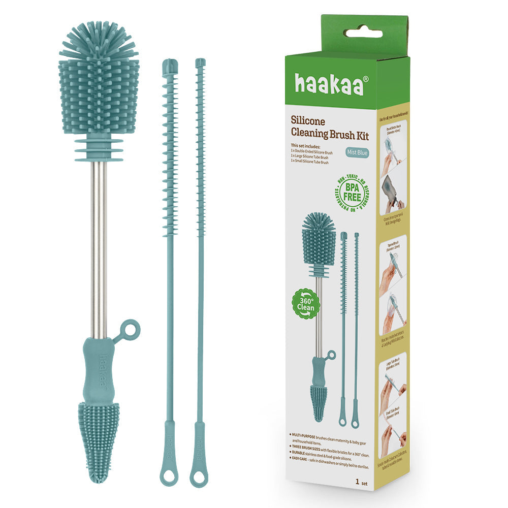 Haakaa Silicone Cleaning Brush Kit