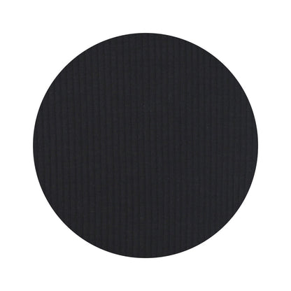 Black Ribbed Knotted Baby Gown