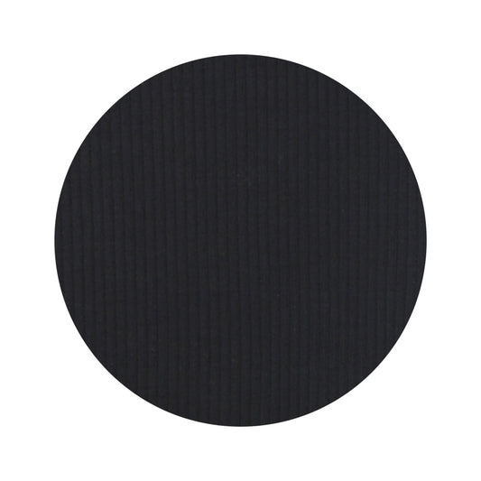 Black Ribbed Knotted Baby Gown