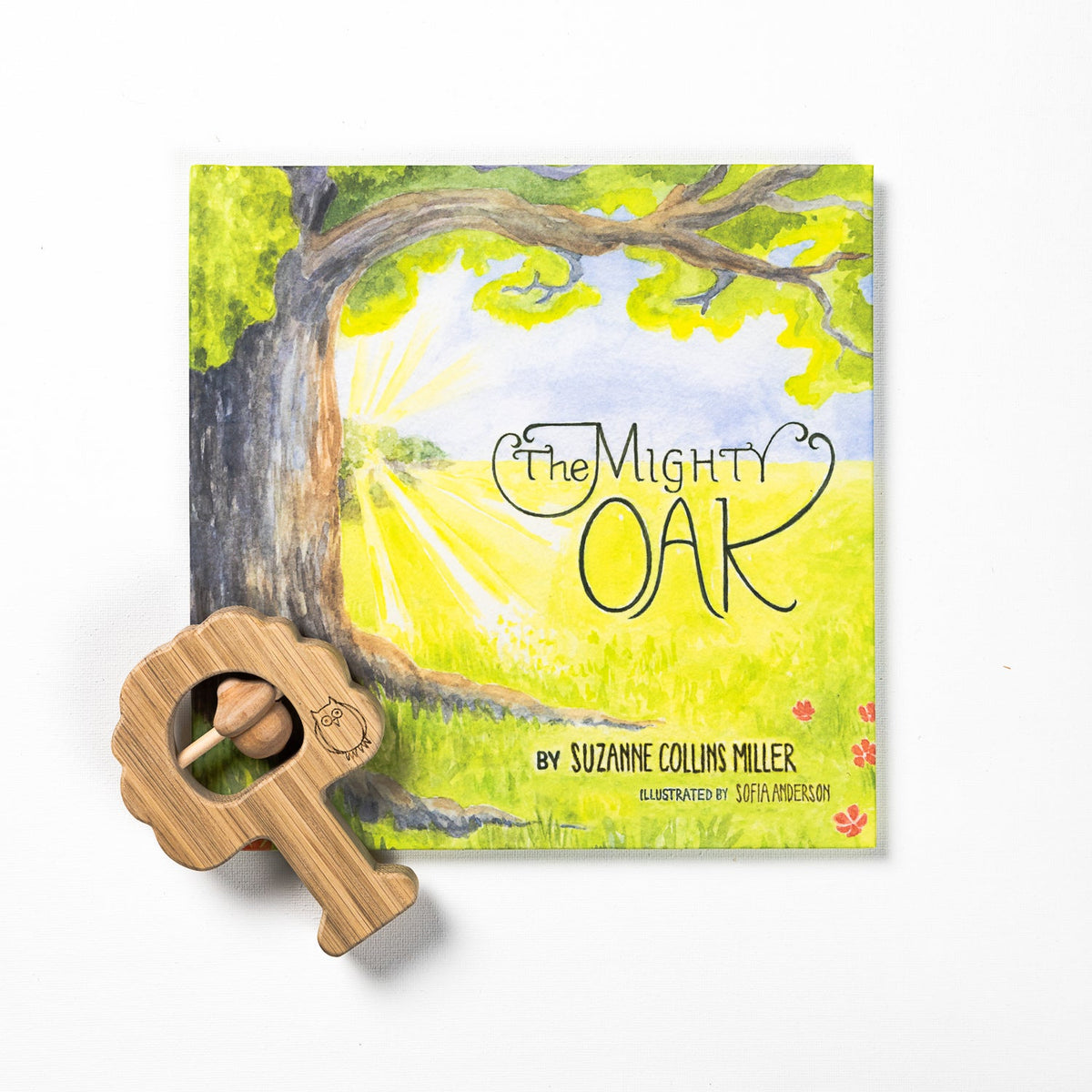 The Mighty Oak - Book & Rattle Set | Made in the USA 🇺🇸