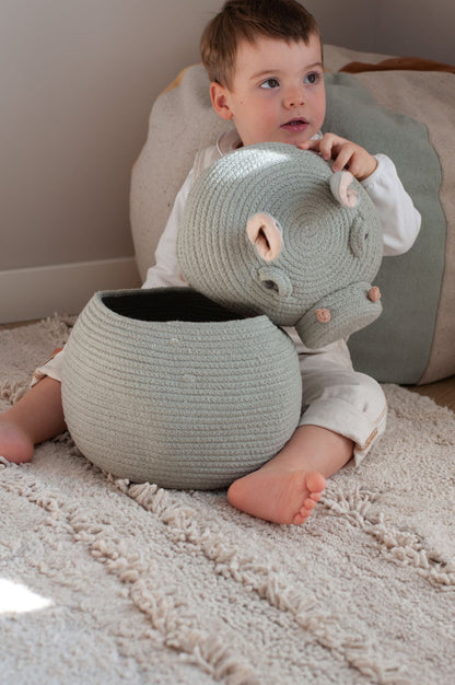 The Animal Crew Henry the Hippo Basket