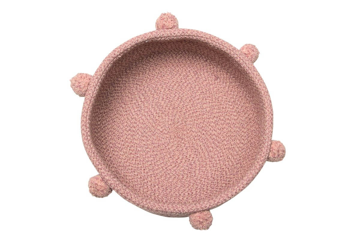 Ash Rose Storage Basket Tray