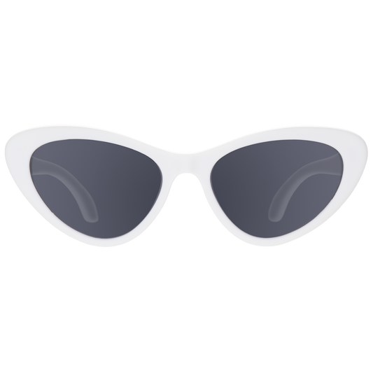 Wicked White Cat-Eye I Smoke Lenses