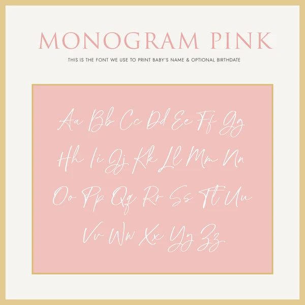 Baby's First Book, Monogram