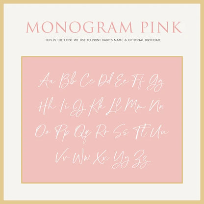 Baby's First Book, Monogram