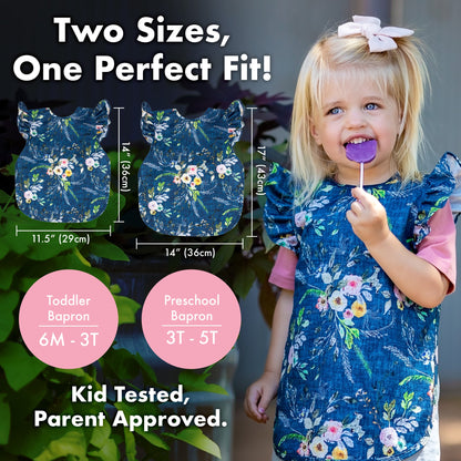 Boho Floral Flutter Bapron
