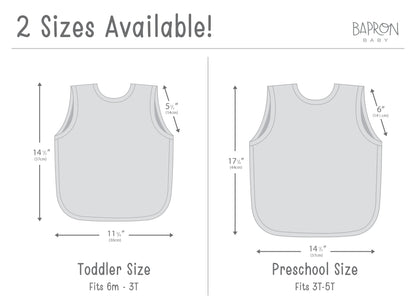 Solid Light Gray Minimalist Bapron