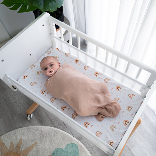 Muslin Swaddle Blanket, 47” x 47” in Blush, 1 Pack
