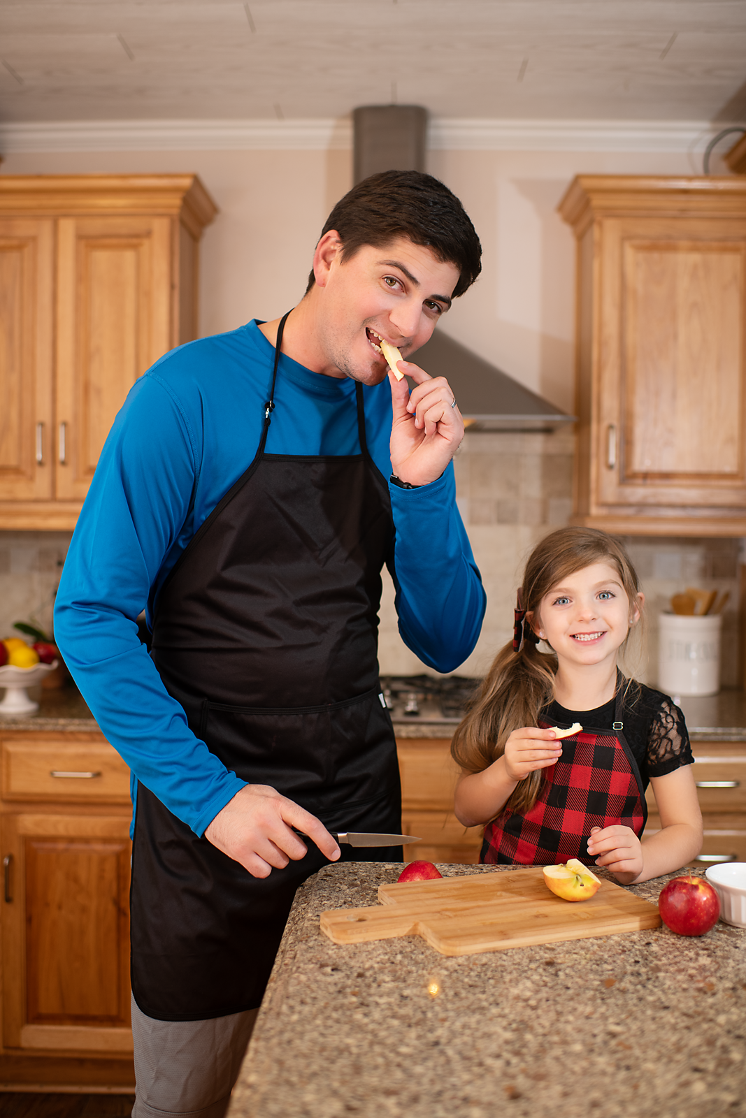 Red Buffalo Plaid Apron - fits sizes youth small through adult 2XL