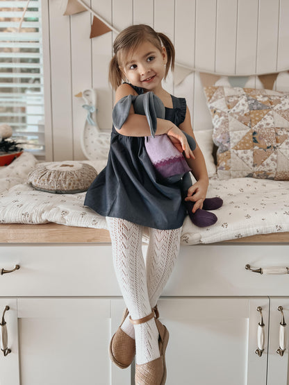 Knit Bunny Plush - Lila