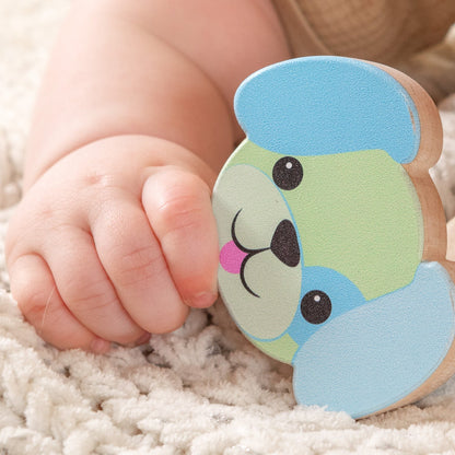 Grasp & Giggle Dog Rattle | Made in the USA 🇺🇸