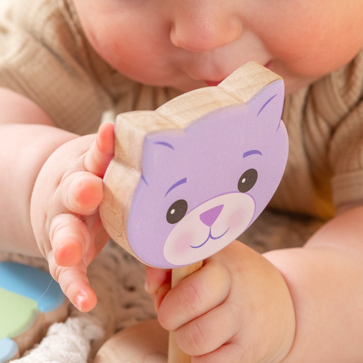 Grasp & Giggle Flower Rattle | Made in the USA 🇺🇸