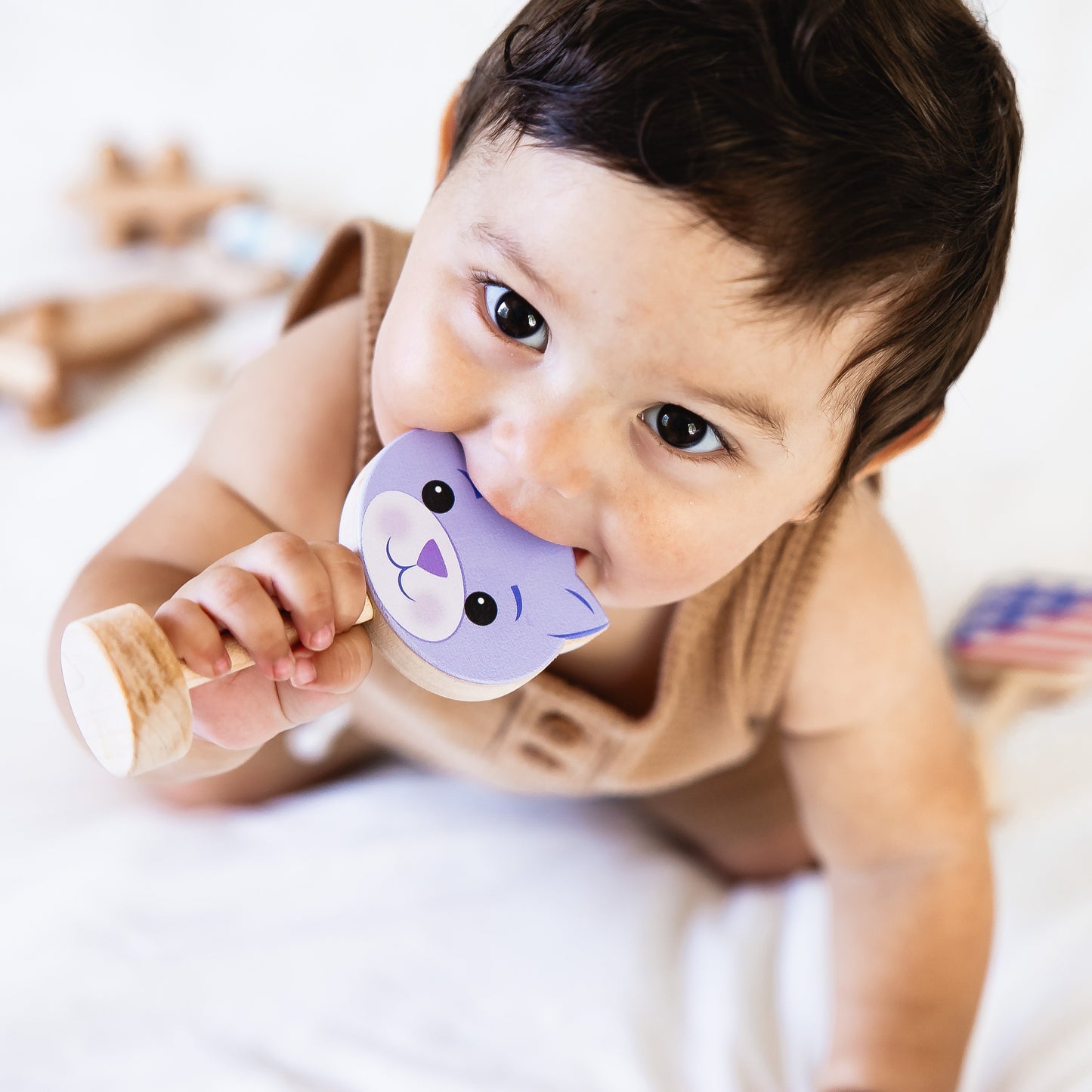 Grasp & Giggle Cat Rattle | Made in the USA 🇺🇸