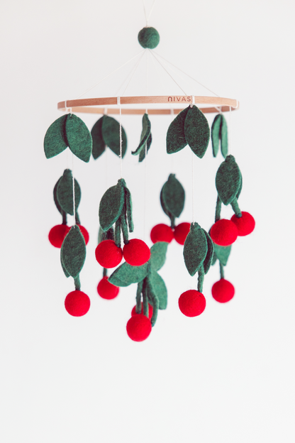 Cherry Crib Mobile